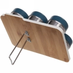 Набор емкостей для специй «O'lala» 6шт на подставке 23*16см