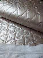 Стежка (курточная/термостежка/под "кожу"). Принт- Черточки, графит