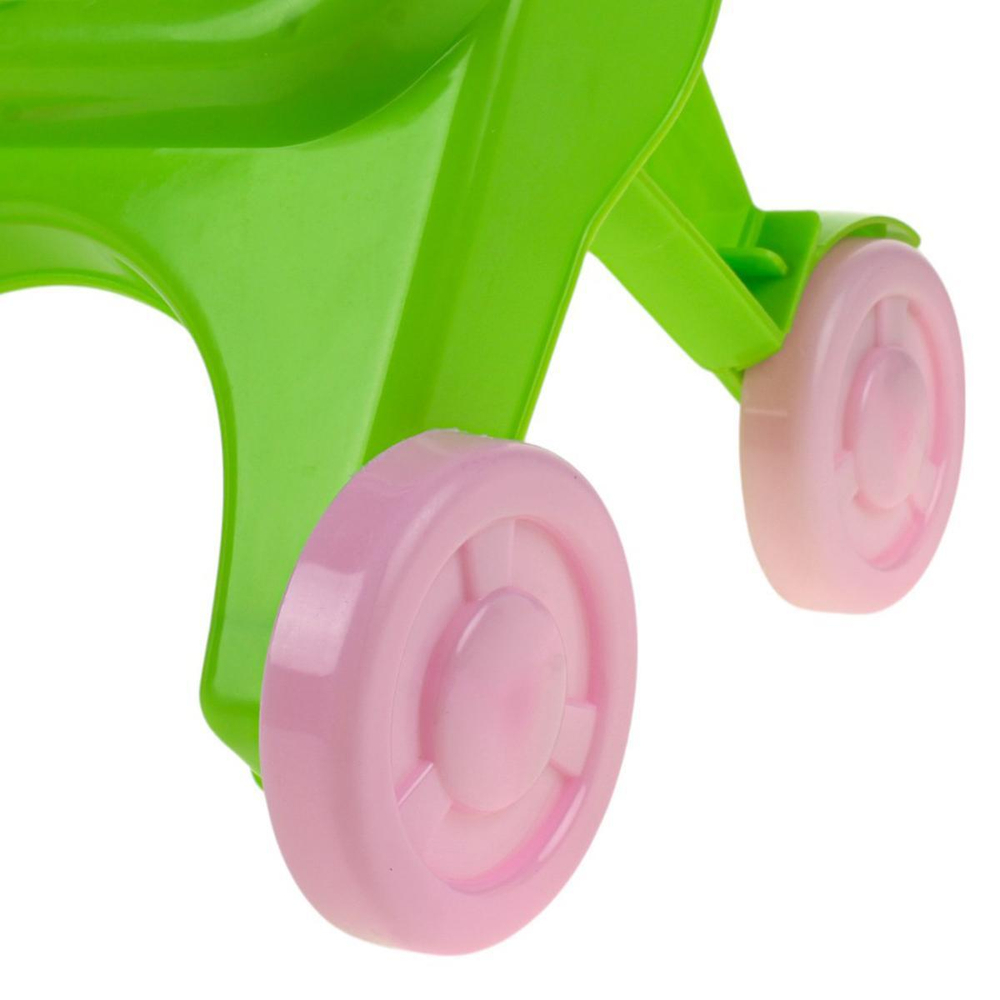 Коляска пластмассовая, фиолетовая RRB-113 (32*28*48 см)