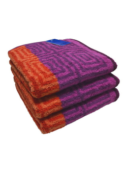 Полотенце 80х150 Cawo-JOOP! Imperial Striped Tile 1640 розовое