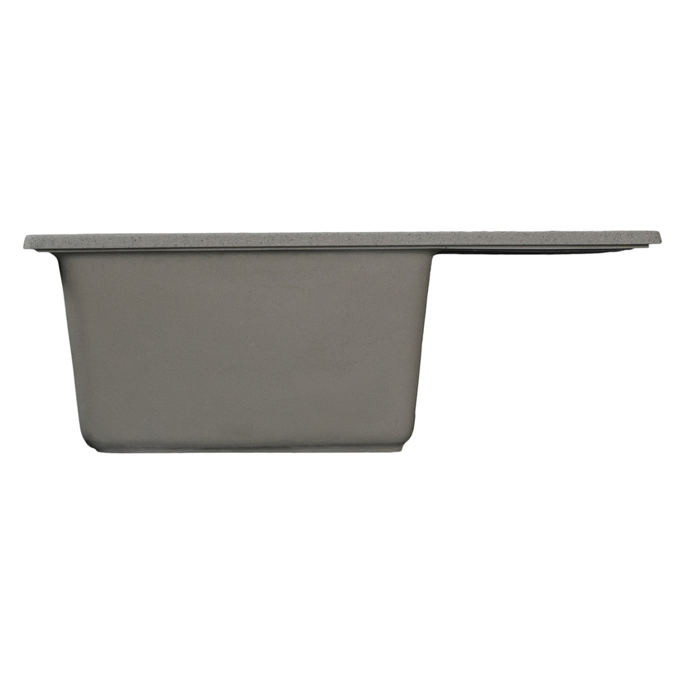 Мойка ML-GMS103 СТАНДАРТ с крылом, темно-серый (309), 570*460*190мм