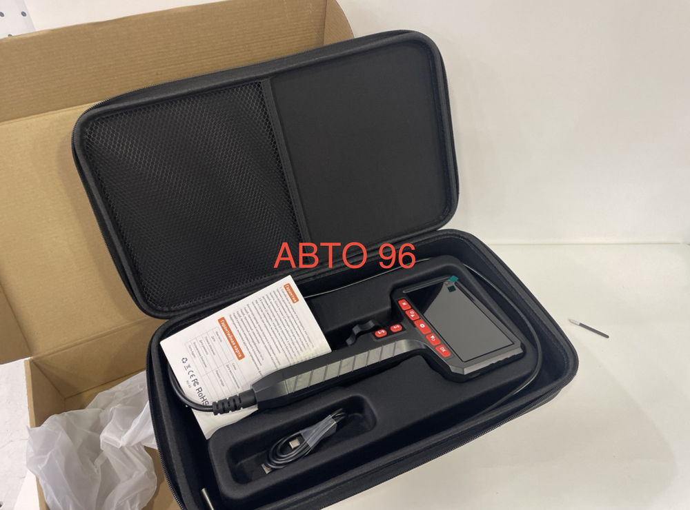 J500 / Эндоскоп поворотный J500 (5 дюймов, 6мм линза, 1 метр, твёрдый кабель, 2АЧ