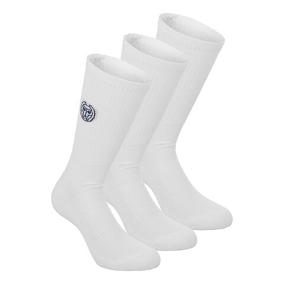 BIDI BADU Don Carlito Crew Move Tennis Socks 3 Pack - White, Black
