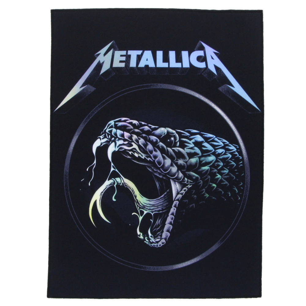 Нашивка спиновая Metallica кобра (201)