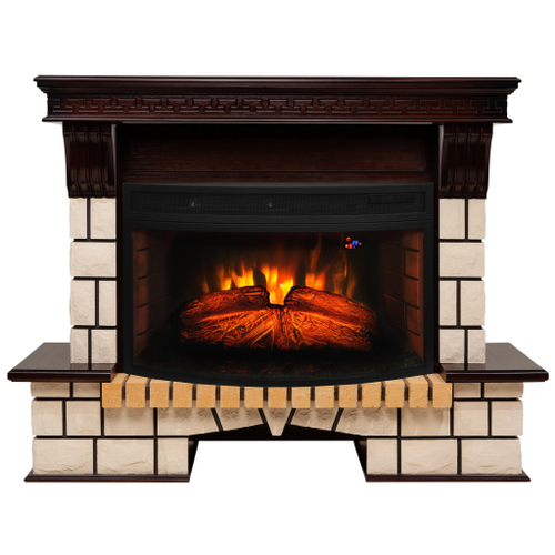 Каминокомплект Real Flame Stone 33W AO с очагом Firespace 33W