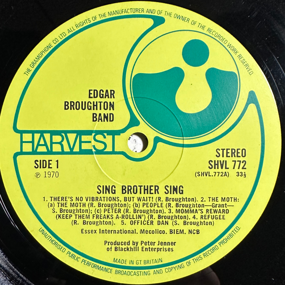 Edgar Broughton Band - Sing Brother Sing (Англия 1970г.)
