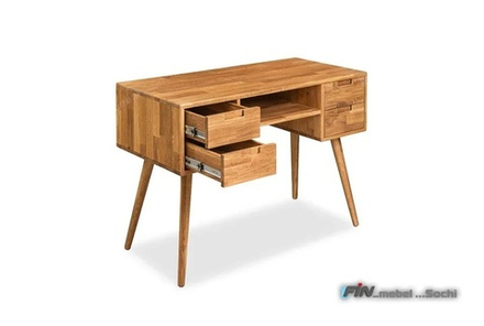 арт. 5034 ДУБ Стол письменный "Ирвинг" (2 тумбы) ШхВхГ: 1100х750х500