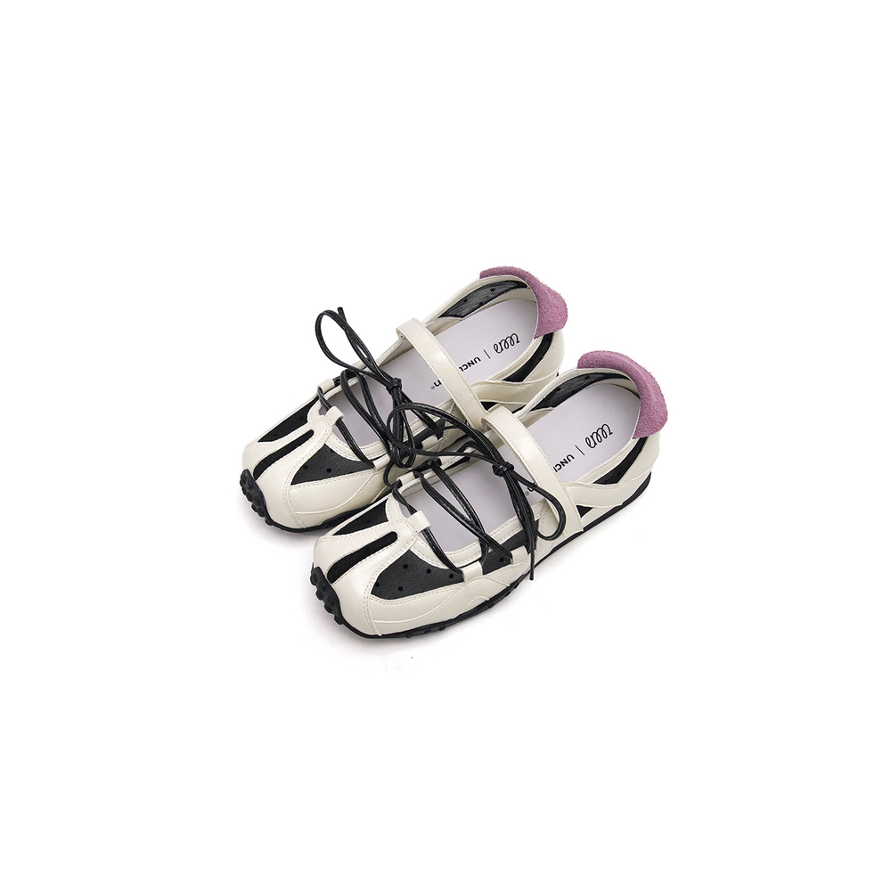 Unclewen Punk Summer Pu Mesh Height Increasing