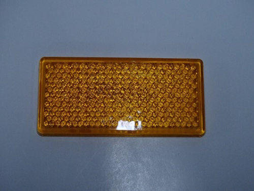 Катафот желтый прямоуг. самоклей. (Н.Новгород)