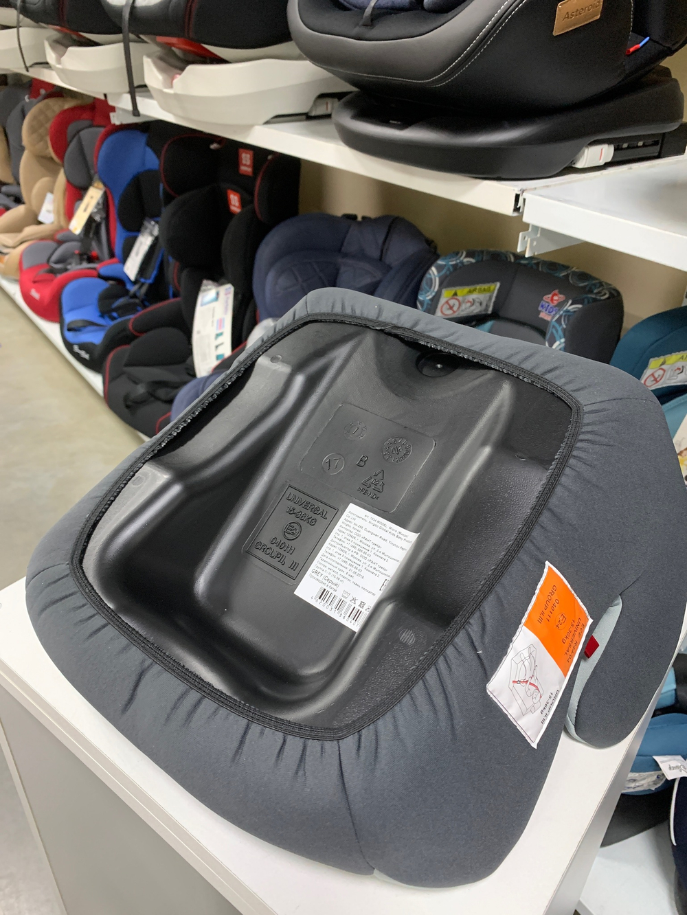 Автокресло Rant Micro 1034 группа 2/3 15-36 кг (grey/серый)