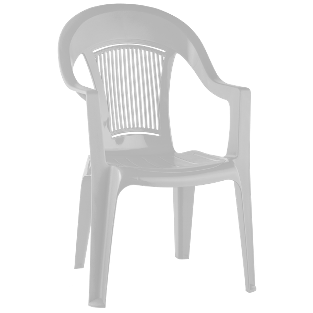 Кресло пластиковое Фламинго арт.ФЛ-МТ001 (белое)