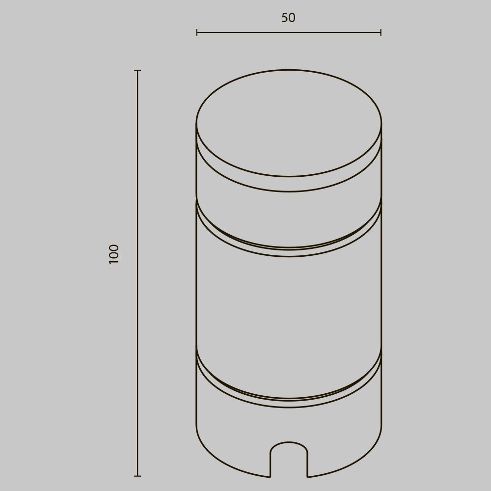 Уличный ландшафтный светодиодный светильник Maytoni Brill O474FL-L2GF3K