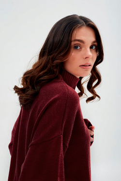 Джемпер Т077-16 бордо