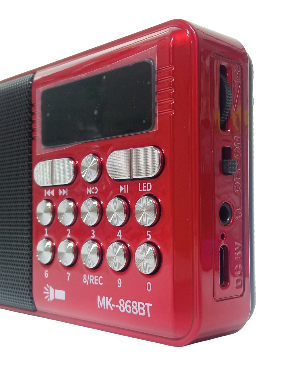 Радиоприемник с MP3 плеером,Bluetooth +фонарь CMiK MK-868BT