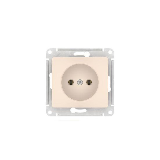 Розетка Glossa 16А без заземл. быстрозажим. клем. механизм беж. SE GSL000241S