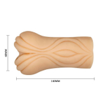 Телесный мастурбатор-вагина Louise (Цвет: телесный)