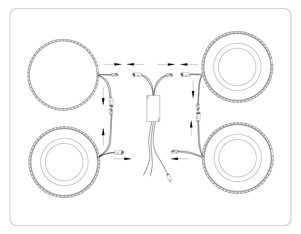 Ambrella Потолочный светодиодный светильник с пультом Original FA8866