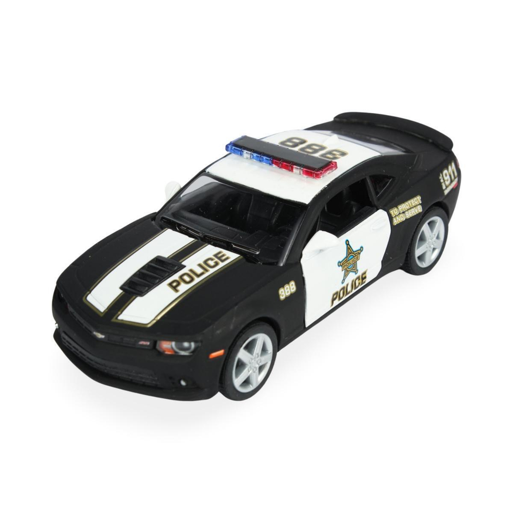 Модель ин. мет. "Chevrolet Camaro 2014" открыв. двери. ШБ KT5383DP (Kinsmart)