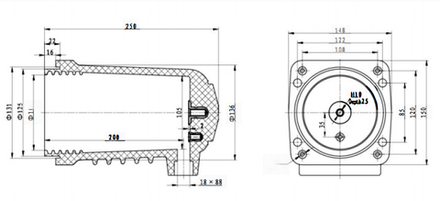 Проходной изолятор CH1-12-150 1250A