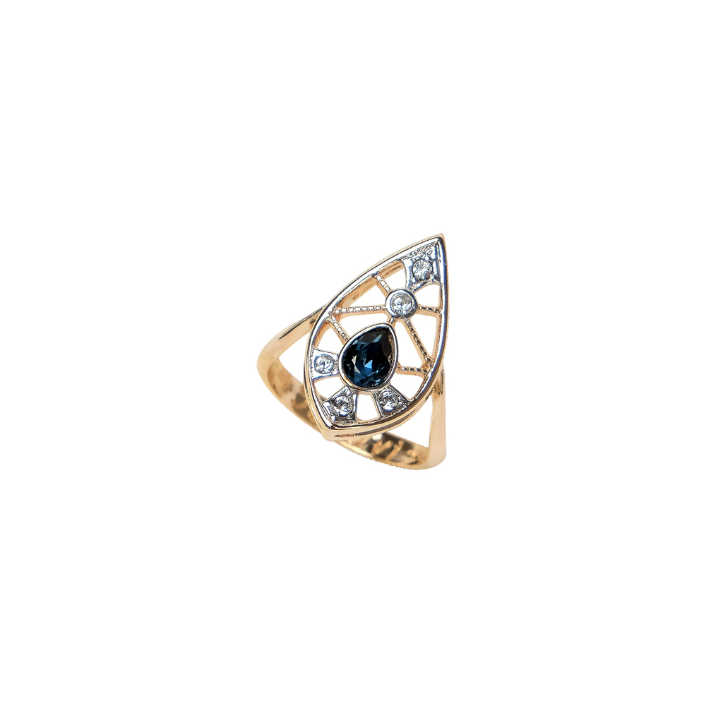 "Сите" кольцо в золотом покрытии из коллекции "Paris" от Jenavi