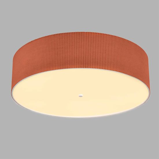 8329/5 MODERNI LN26 184 кирпичный/белый, металл/текстиль/пластик Потолочный светильник E27 LED 5*10W 220V GOFERA