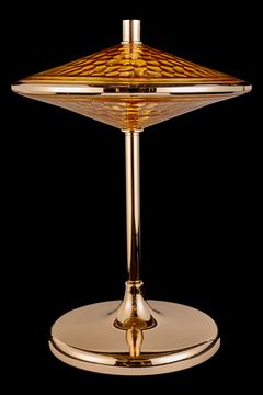 Настольная лампа LED 30W 3000К LE3027/1T GD/YE золото/жёлтый Chantale Leon