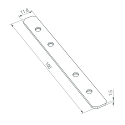 Соединитель профиля COMFORT21-V-FANTOM (Arlight, Металл) 052695