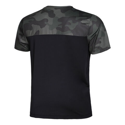 Мужское теннисное поло Quiet Please Camou Receiver Men - Black, Khaki