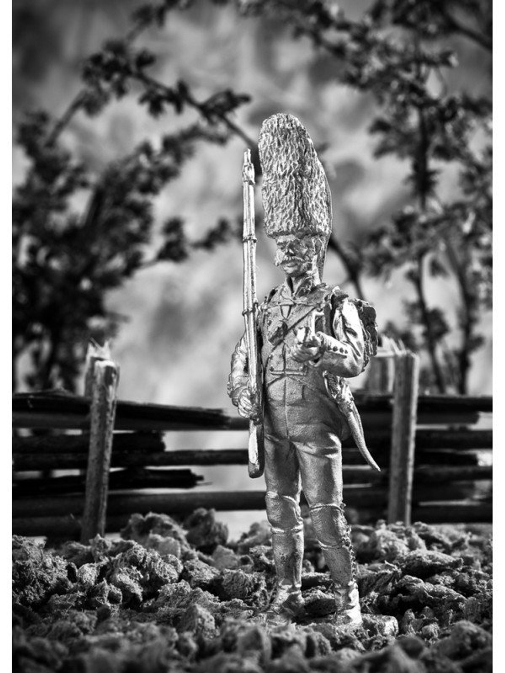 Оловянный солдатик Гренадер полка Корона 1808 год