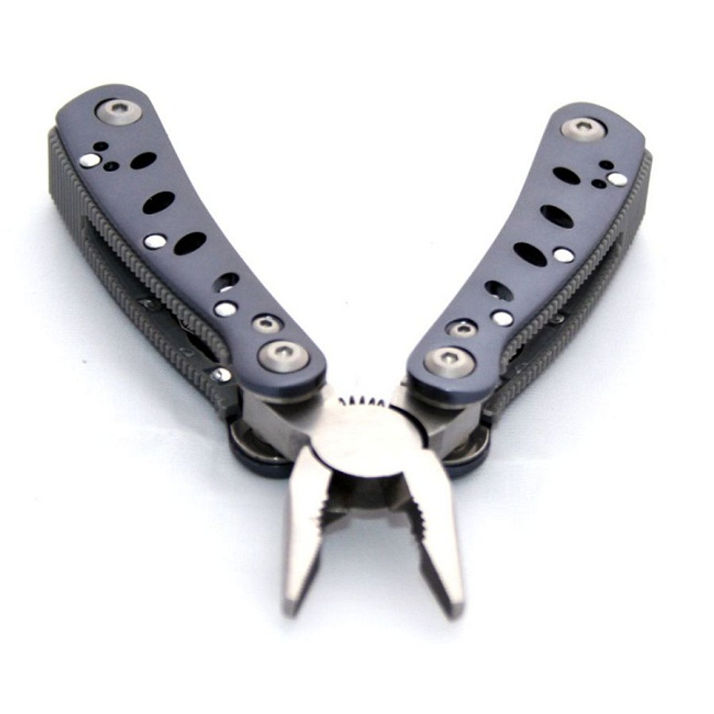 Мультитул Ganzo G2019S (10 в 1) серебристый мини