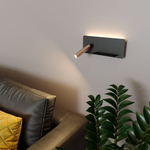 Настенный светодиодный светильник Fant R LED чёрный/золото MRL LED 1113