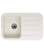 Кухонная мойка Kuppersberg LIRA 1B1D WHITE фото 