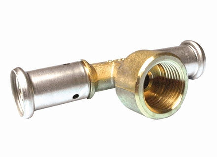 Тройник ВР, HENCO(ХЕНКО) латунь пресс, 20x3/4"x20