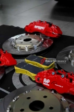 КАРБОН КЕРАМИЧЕСКАЯ УСИЛЕННАЯ ТОРМОЗНАЯ СИСТЕМА ДЛЯ TOYOTA ALPHARD 40 SERIES 2023+ Тойота