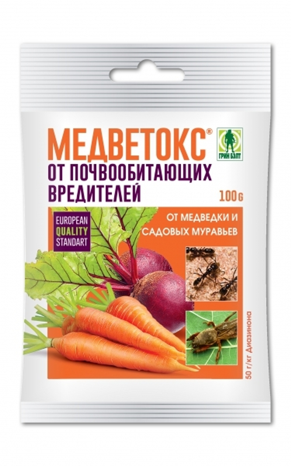 Медветокс 100 гр от почвенных вредителей "Грин Бэлт"