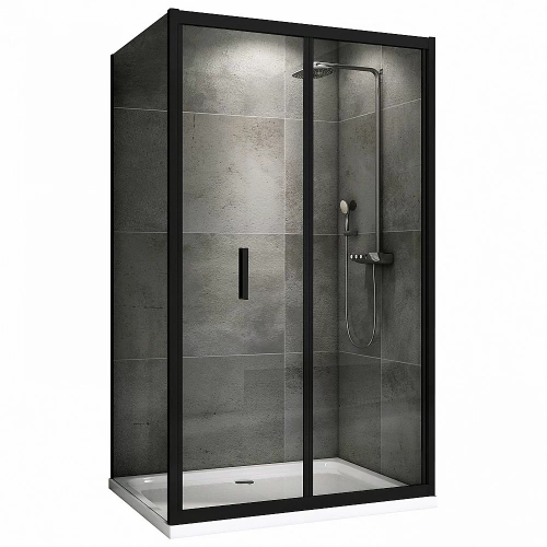 Душевой уголок ABBER Sonnenstrand AG07120B-S70B черный/прозрачный