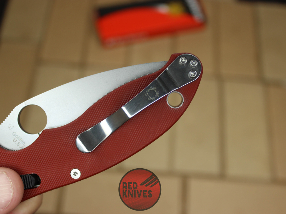 Нож Spyderco Manix 2 Бургунди SW C95GP2 BRGSW