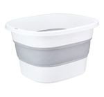 Таз ФЛЕКС 18 л для ног складной с массажной поверхностью, отверстие для подвешивания, полипропилен, ТЭП М2509