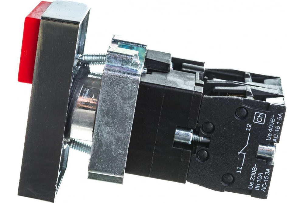 Кнопка управления LAY5-BW8465 "I-O" сдвоенная с подсветкой IEK