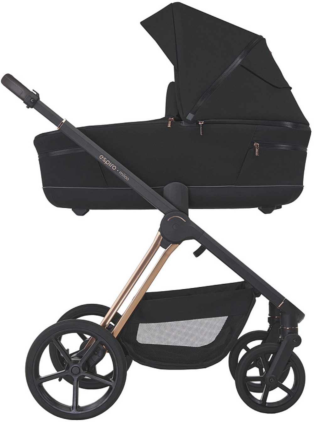 Детская коляска Espiro Miloo 2 в 1 2023 10 Diamond black