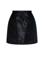 Black blossom skirt