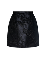 Black blossom skirt