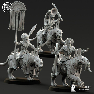 Tomb Kings Beast Riders Command Group