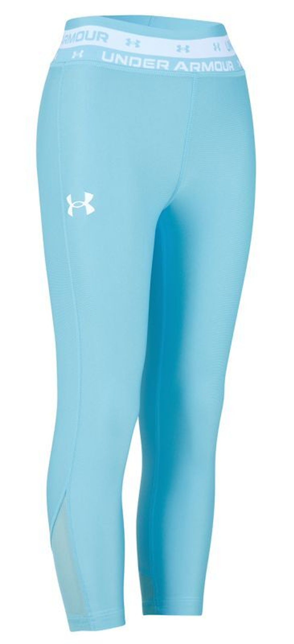 Штаны для девочки теннисные Under Armour HeatGear Armour Ankle Legging Junior - небесный