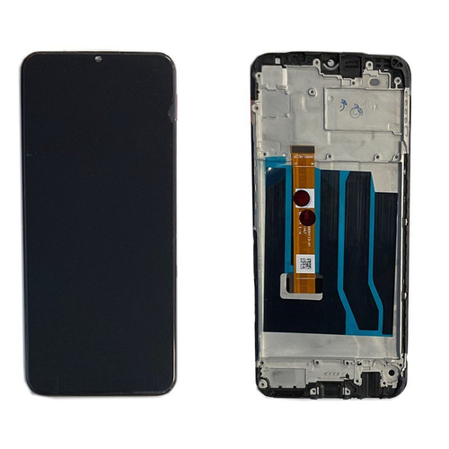 Дисплей для Realme C25s с тачскрином и рамкой Черный - OR