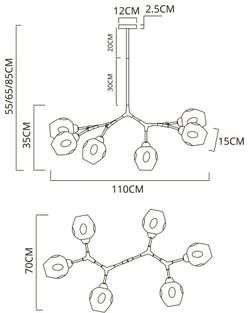 Люстра на штанге Arte Lamp