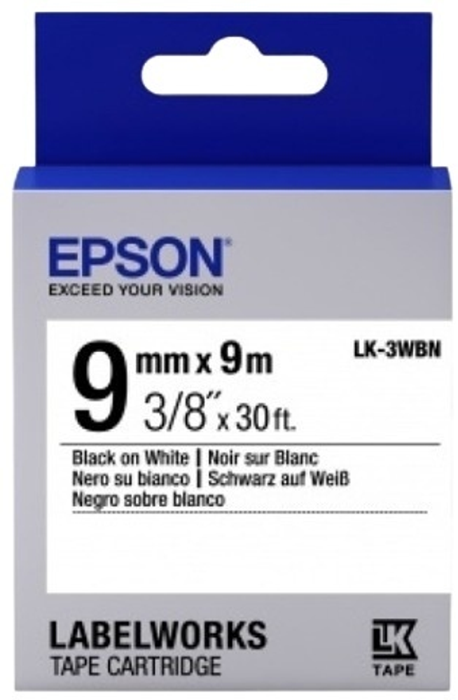 Картриджи Epson C53S653003 LK-3WBN черный