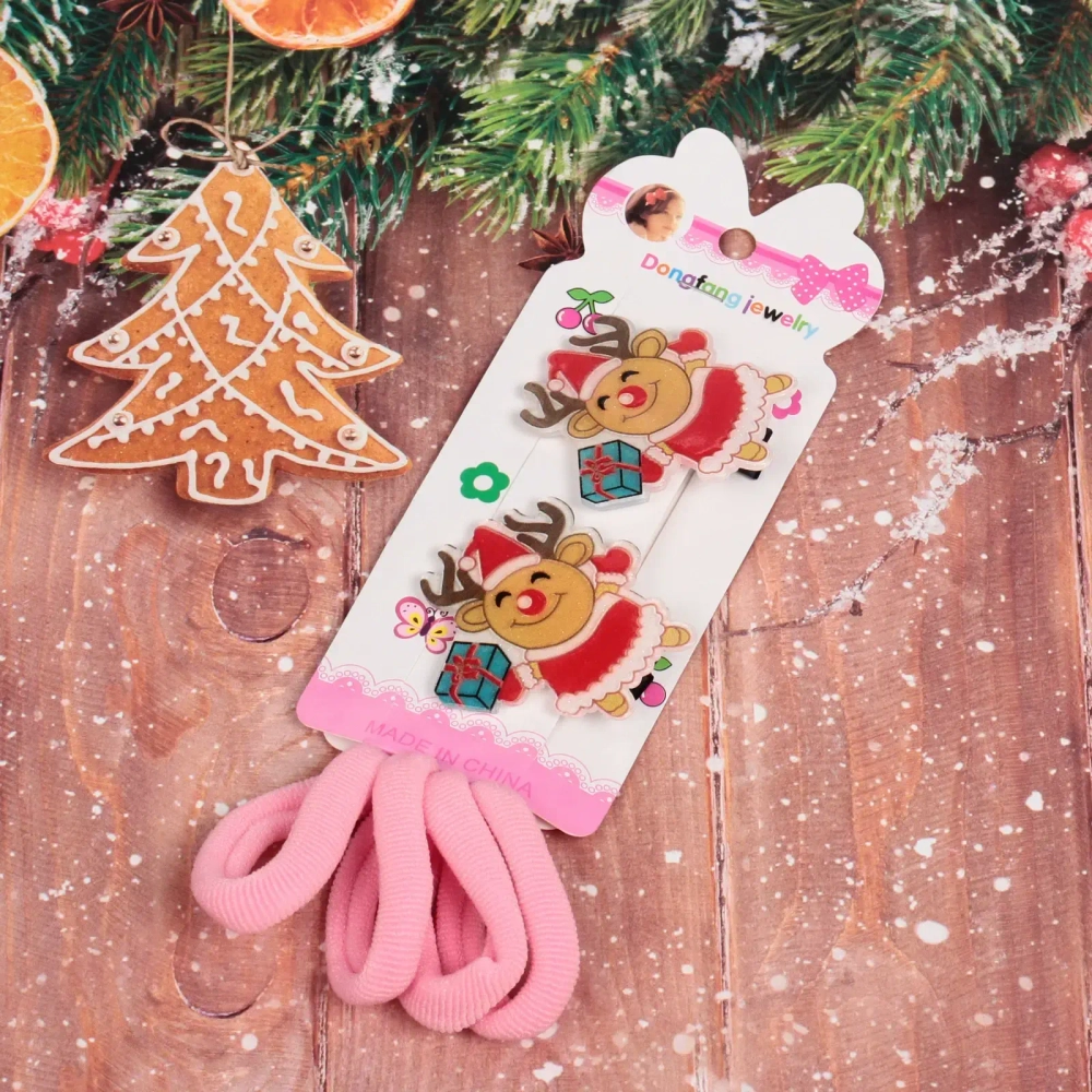 Аксессуары для волос детские 6шт «БИСКВИТ», Веселый Руперт,14*6см