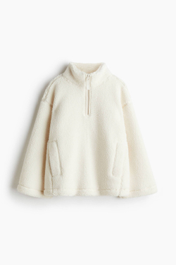 H&M Плюшевый толстовка, белый