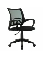 Кресло BRABIX "Fly MG-396", с подлокотниками, сетка, черное, 532083